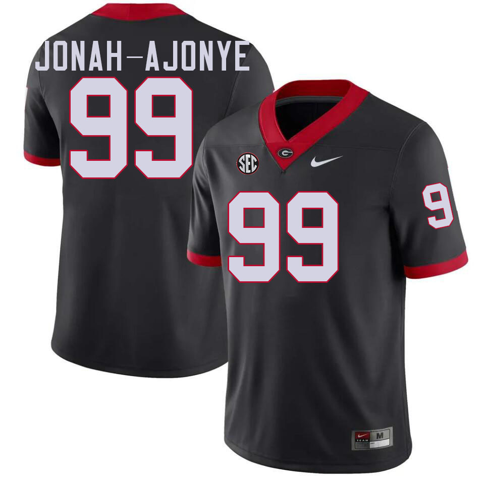 #99 Joseph Jonah-Ajonye UGA Jersey,University Of Georgia Bulldogs Football Jersey,Uniforms,Gears-Bla